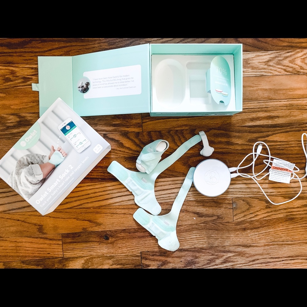 Baby Owlet Monitor- measured heart & oxygen rates